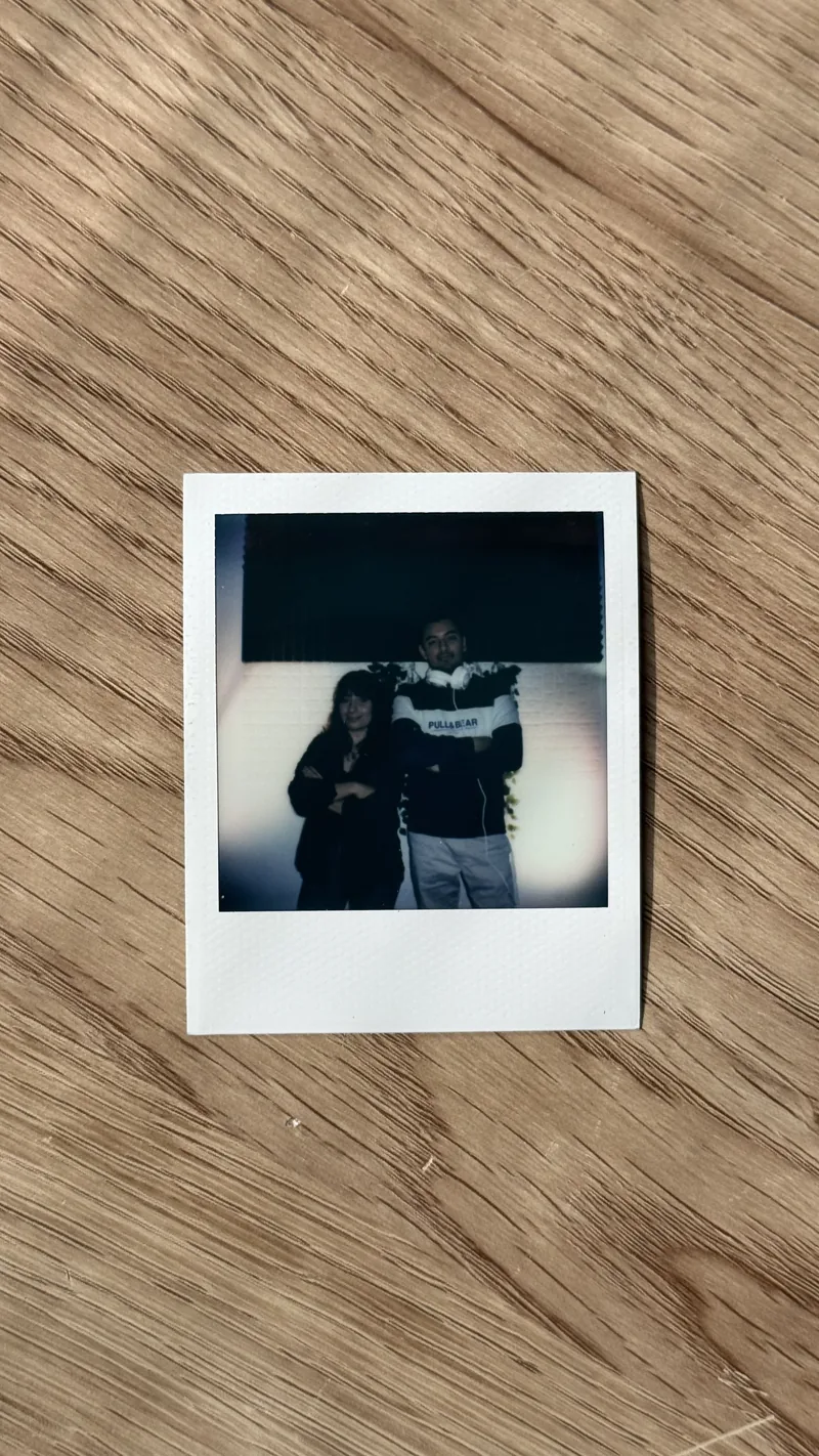 Polaroid de una sesión anterior